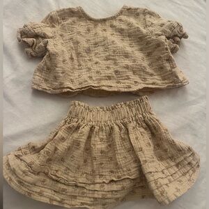 Rylee and Cru skirt and shirt set